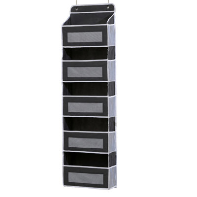 Rangement suspendu au-dessus de la porte 5 tablettes et 5 poches latérales 57,48 po x 15,75 po x 6,69 po