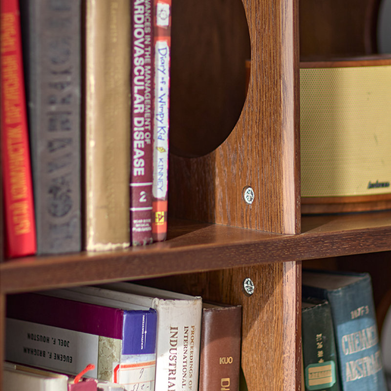 European style open small bookcase
