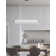 Peri Horizontal Pendant - 36W - Clear Acrylic Diffuser