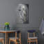«Shy Gray No Tear» par Albena Hristova, art mural en métal-587053445