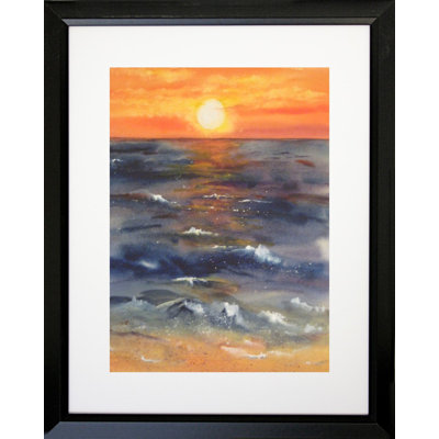 «california dreamin’par kate wyman, reproduction d’art encadrée