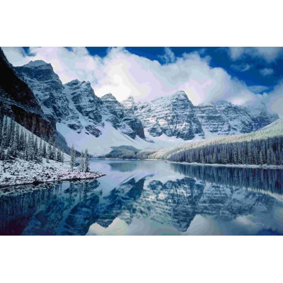 Lac Moraine bleu / blanc