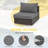 4" Outdoor Replacement Cushion Set Seat/Back Cushion for Patio Furniture-1507764560