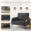 Chaise d'appoint rembourrée en velours côtelé Modern-1376002751