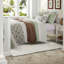 Ensembles de literie à motif floral chic, vert sauge en coton, style maison de campagne