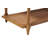 Elegant Tan 24x42x18 Inch Coffee Table with Open Rattan Shelf Storage-1255468705