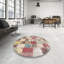 Tapis patchwork gris / rose / beige-753241023