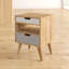 Aliza 45cm W Solid Wood Bedside Table