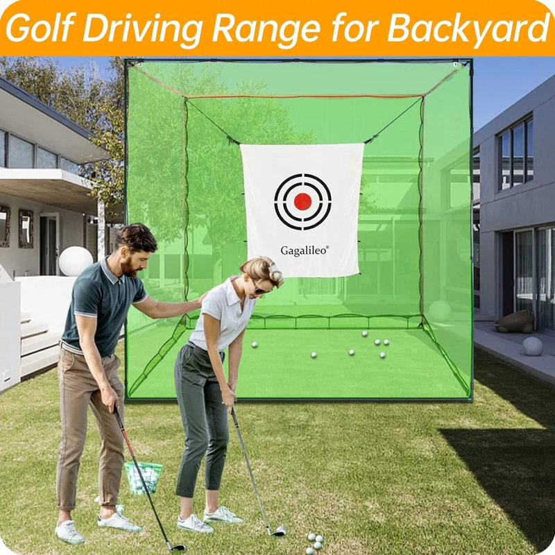Galileo Golf Practise Hitting Nets For Backyard Driving Indoor Use Heavy Duty Practise