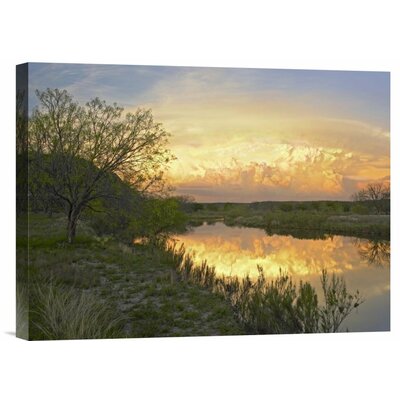 Storm Clouds Over South Llano River' Photographic Print on Canvas -  East Urban Home, URBH7808 38404713