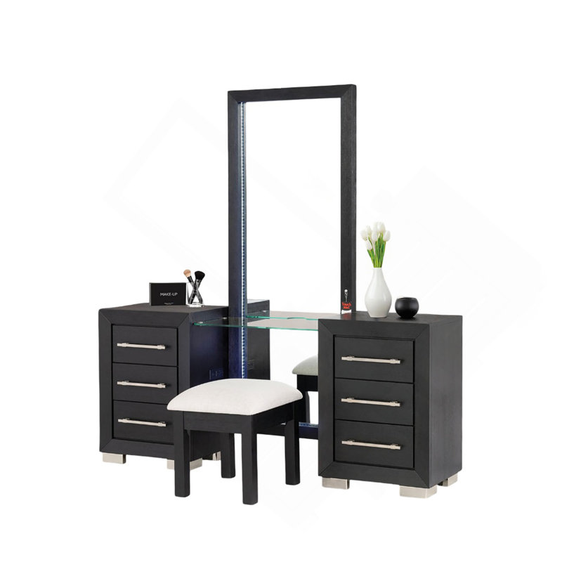 Meuble-lavabo de style contemporain avec miroir 1 pièce