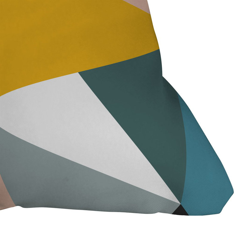 The Old Art Studio Geometric Throw Pillow, 18" x 18"