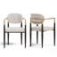 Ensemble de table de salle à manger extensible pour 8, table en pierre frittée 9 pièces avec 8 chaises, grande cuisine moderne et ensemble de salle à manger-838407799