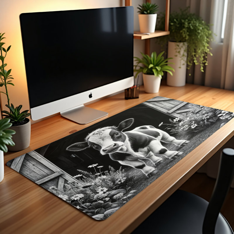 Polyester Desk Pad, 14.4x12.1