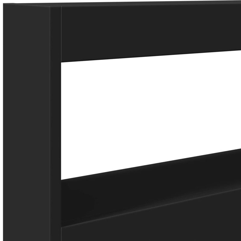 Headboard, 102cm H x 100cm W x 17cm D, Black