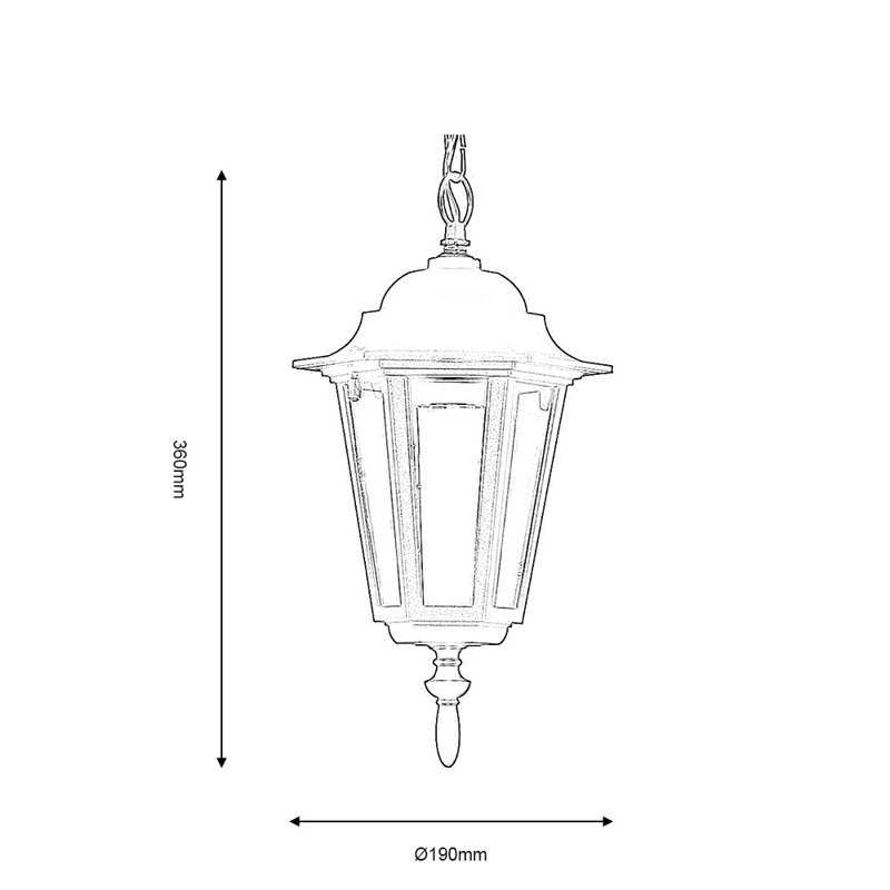 Pavillion Outdoor Hanging Lantern