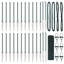 Vidaxl Welded Wire Fence With 7 Spike Posts Steel-114858146-114858148