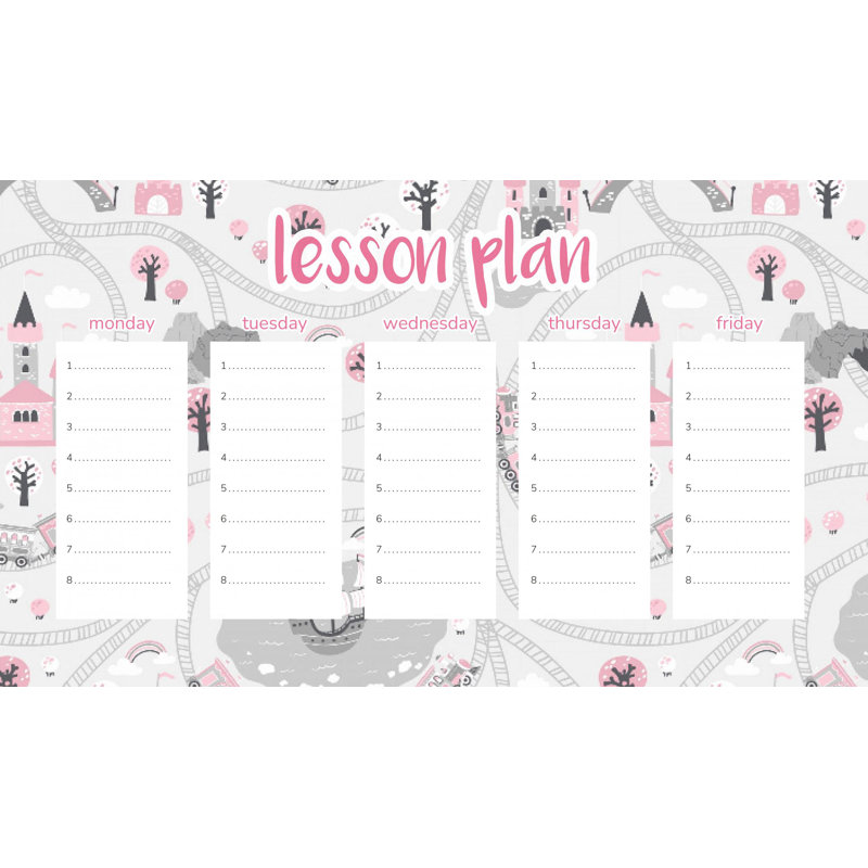 Magnetic Lesson Plan Pink Kingdom