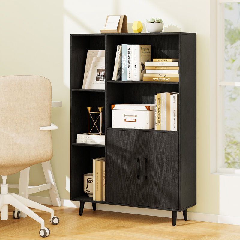 119cm H x 80cm W Book Cabinet Bookcase, Black