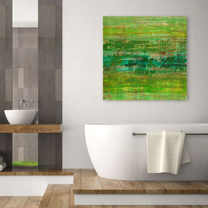 Monochrome Jungla by Lucas - Wrapped Canvas Print, 70cm H x 70cm W x 4cm D