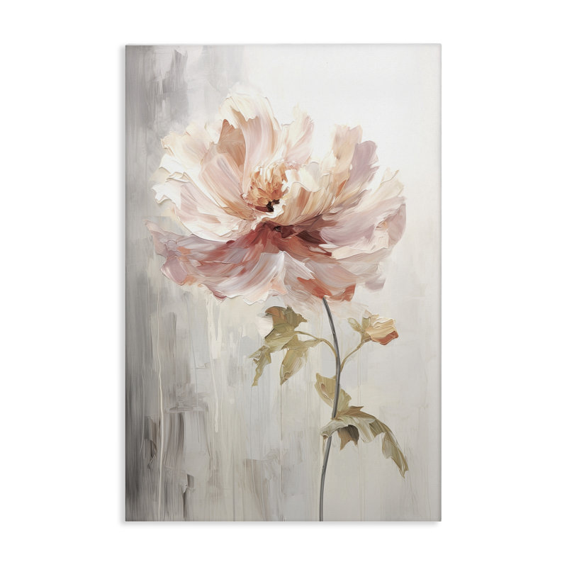 "Blush Flower Sprout", art mural par Raymond Powers, H 24 po x l 16 po