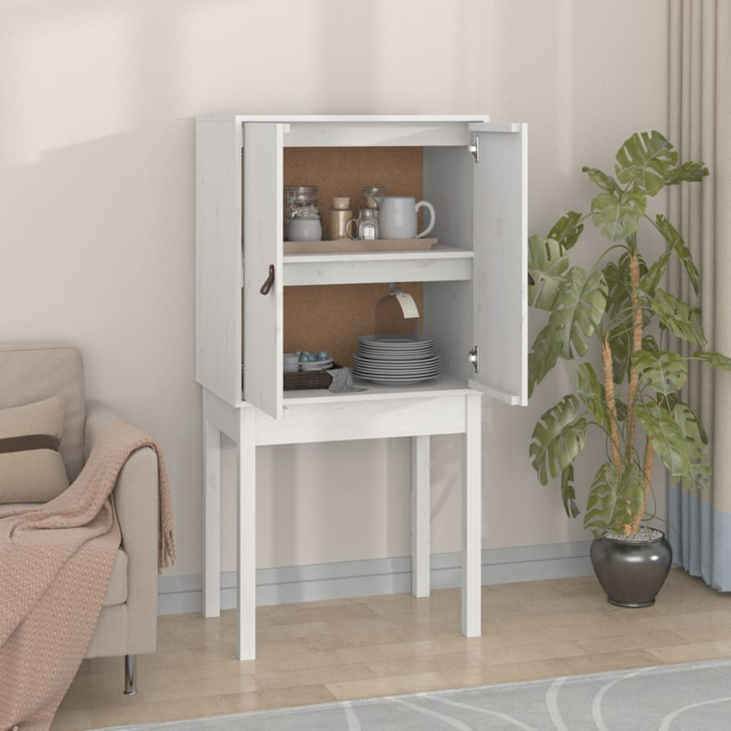 Kaleema 60cm Solid Wood Sideboard, White
