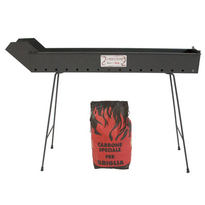 Cruccolini tragbarer Holzkohlegrill 92 cm