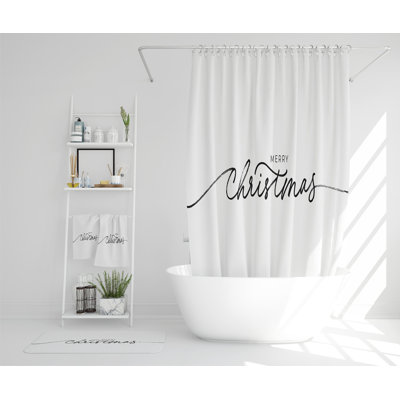 Lovina Polyester Shower Curtain Set