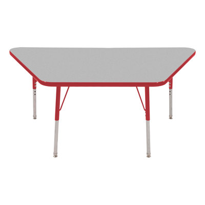 Adjustable Height Trapezoid Activity Table