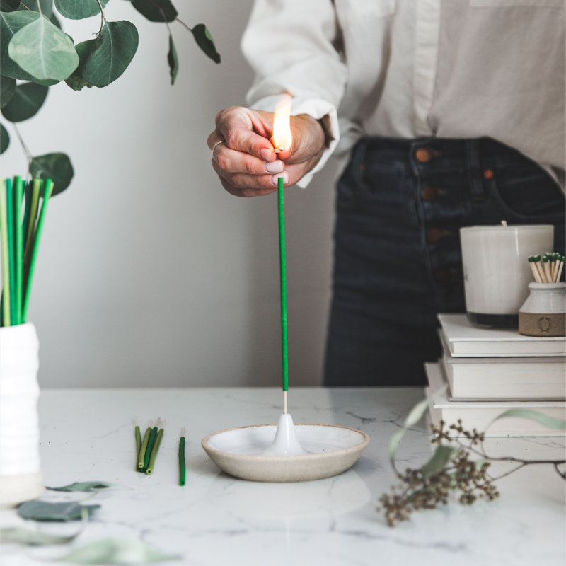 Pantry Incense Burner with Sticks, Citronella