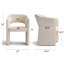 Chaises de salle à manger rembourrées Modern-1071545080