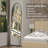 71"脳32" Arch Full-Body Full-Length Accent Mirror
