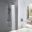 10" Wall Mounted Solid Brass Rainfall Complete Shower System With Hand Shower-119925591