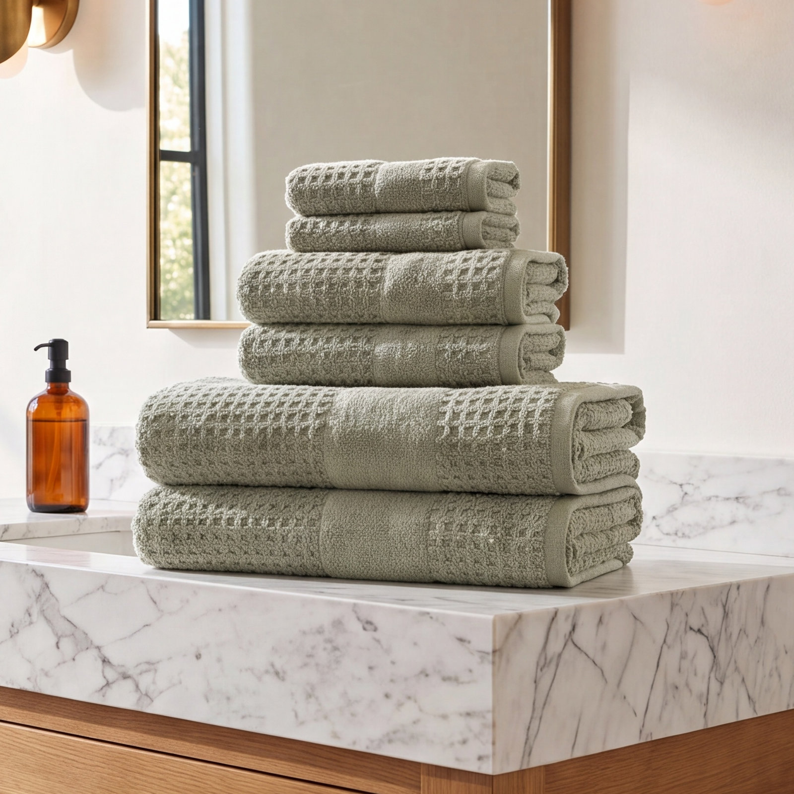 Devon 100% Cotton Mulit-Size Set, Misty Sage
