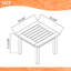Atticus 23.5'' Outdoor Side Table
