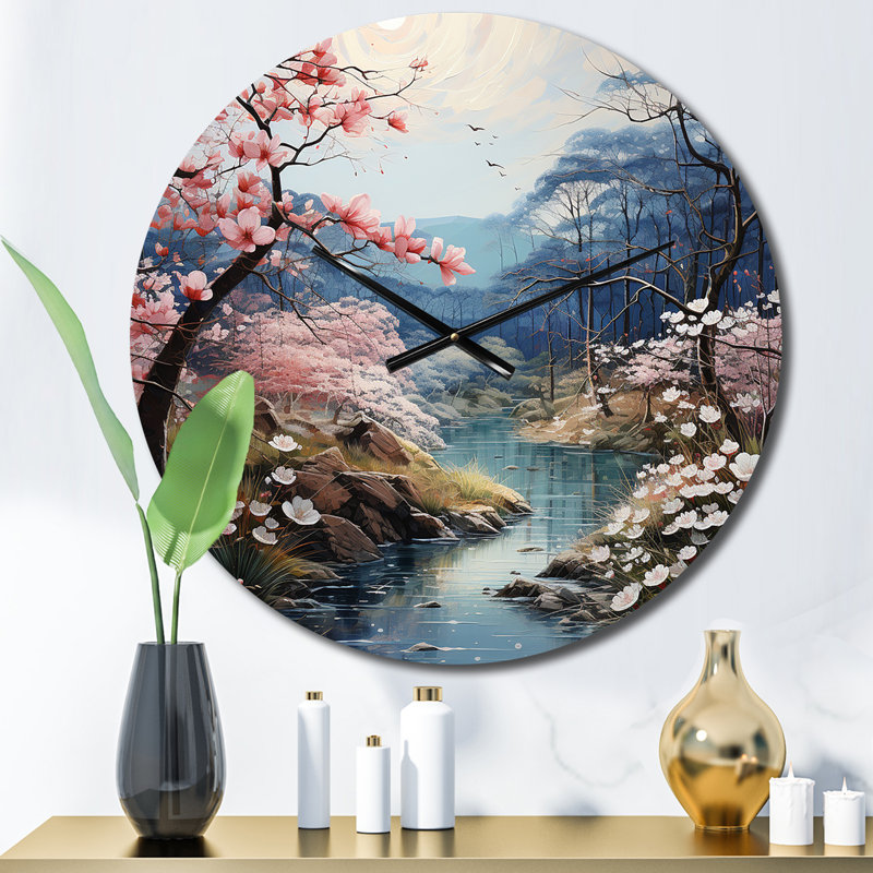 Asian Art Eastern Elegance IV - Horloge murale asiatique, Petit