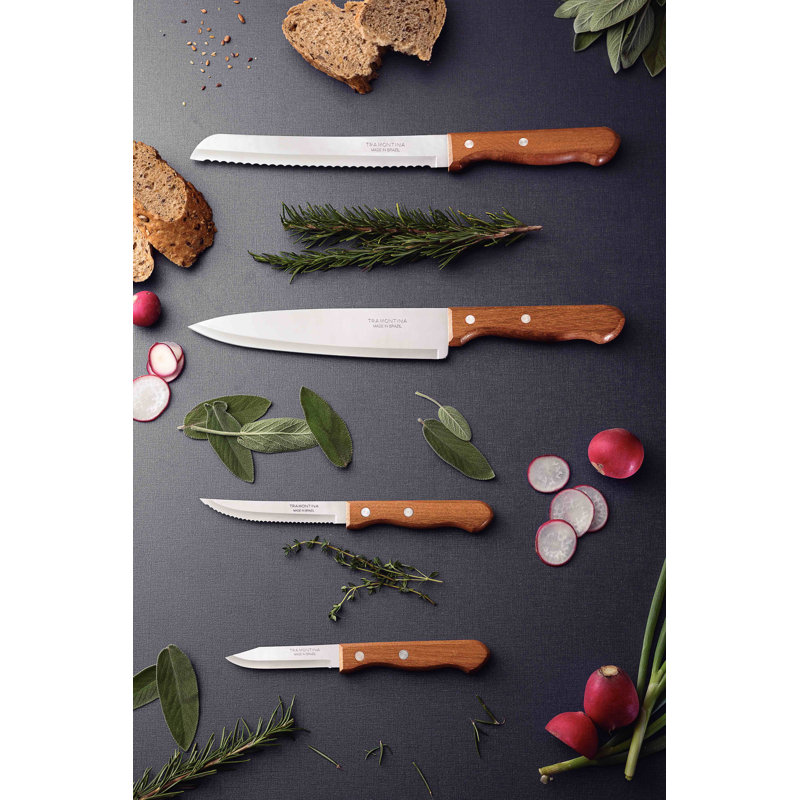 Tramontina 5 Piece Stainless Steel Assorted Knife Set