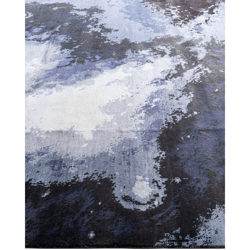 Overdyed One-of-a-Kind 8' 2" X 10' 1" Hand Knotted Area Rug