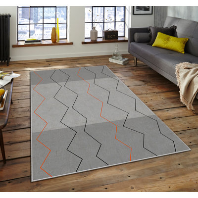Tapis luxueux en velours 4,6 x 7,2 pieds | 100% polyester, 740 g / m² | Revers en feutre antidérapant, lavable à la machine | Imprimé numérique, facile à nettoyer, parfait pour le salon et la chambre à coucher