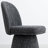 Upholstered Fabric 360° Swivel Dining Chair-1031485436