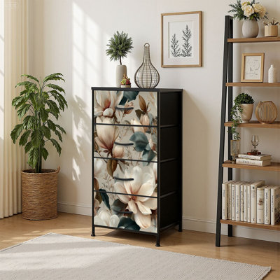 Commode de rangement verticale 4 tiroirs