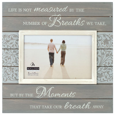 Alfonz Gray Wood Matte Picture Frame