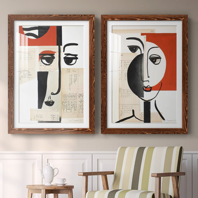 «Face of a Century III», reproduction encadrée de qualité supérieure - prête à être accrochée
