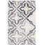 Othan Geometric Handmade Tufted Area Rug in Black / Ivory-35313733