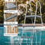 Échelle de piscine 70 po, escalier de piscine à structure en A avec mains courantes et marches antidérapantes, capacité de 330 lb pour les piscines de 48 po