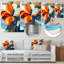 «Mild Century Enchanted Bloom Flowers II», art mural abstrait en métal, fleurs-415484886