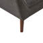 Fauteuil de style Mid-Century moderne avec accoudoirs à boutons, accoudoirs, pieds en bois de pacanier massif, l 37 po x P 29,5 po H 31,5 po fauteuil avec accoudoirs Mid-Century, coussin de siège, pour une assise confortable-888523126