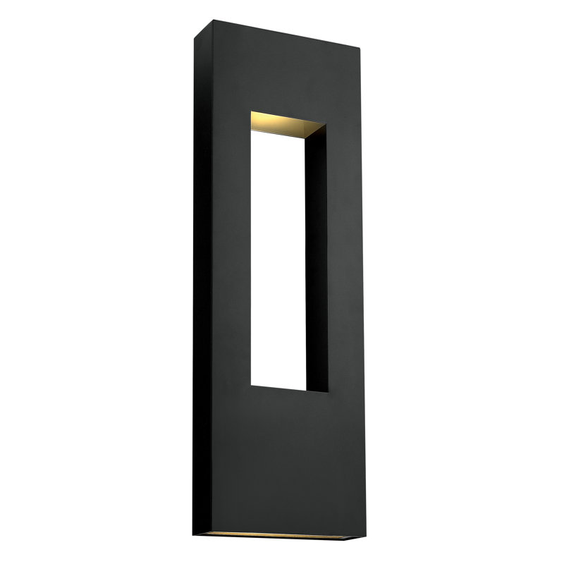 Mujtaba LED Wall Light, 27W LED, Satin Black