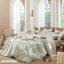 Ensemble de housse de couette à rayures 100% coton lavé MooMee-112681251-115097797