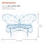 Banc de jardin en fer Breena-1170627867